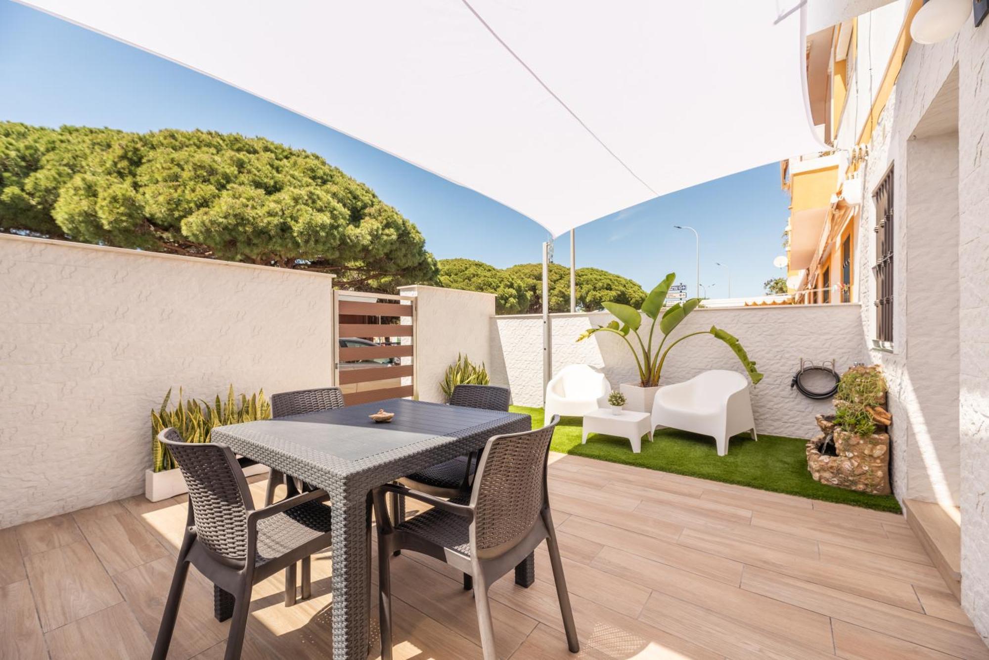 Apartamento Playa La Barrosa Chiclana de la Frontera Eksteriør bilde